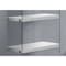 Monarch Specialties Bookshelf, Bookcase, Etagere, 5 Tier, 60"H, Office, Bedroom, Tempered Glass, Glossy White, Clear I 3289 - alternate 6